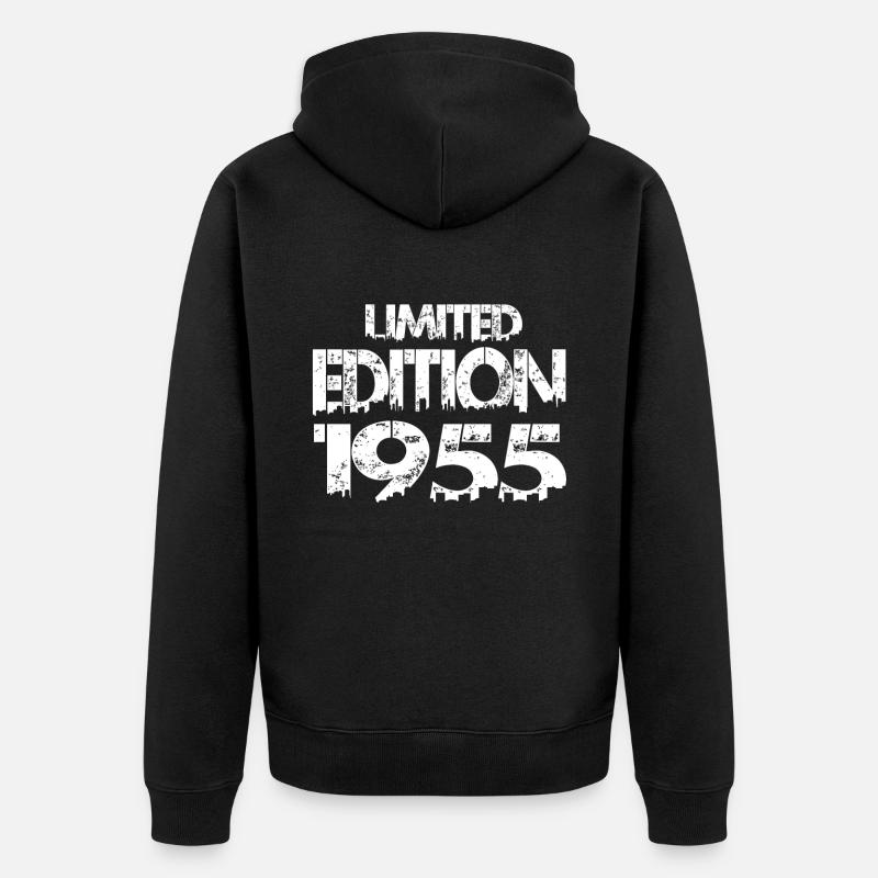 Édition limitée 1955 - Veste à capuche bio Premium Unisexe - noir
