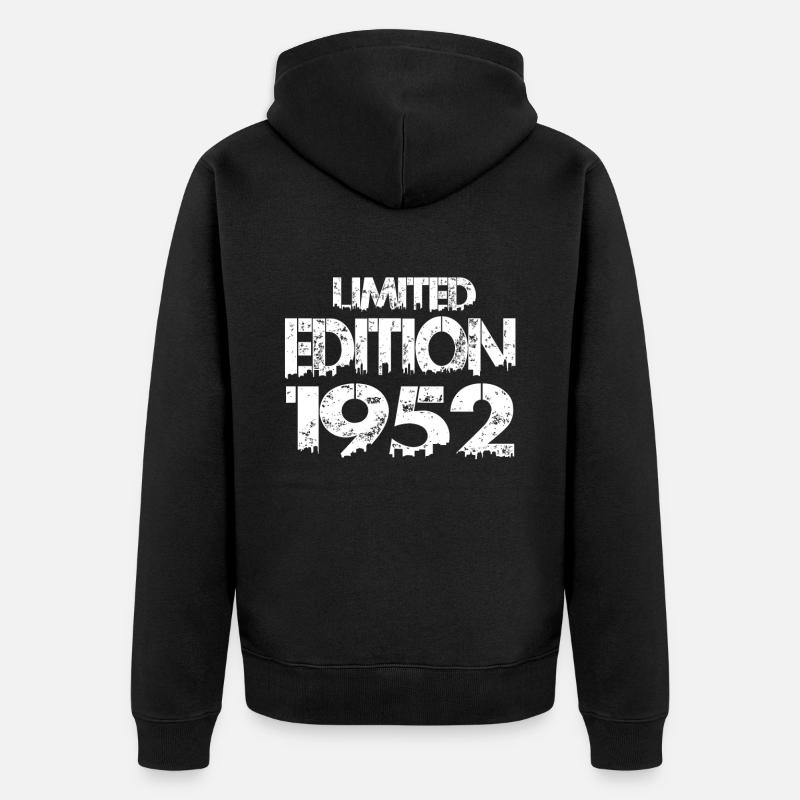 Édition limitée 1952 - Veste à capuche bio Premium Unisexe - noir