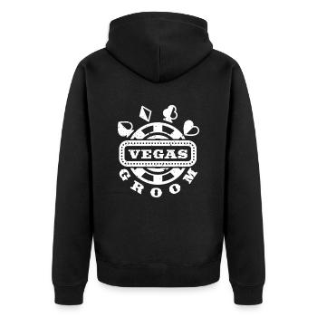 Las Vegas Groom Squad Vegas Mariage - Veste à capuche bio Premium Unisexe - noir - Dos - Nico (187cm)