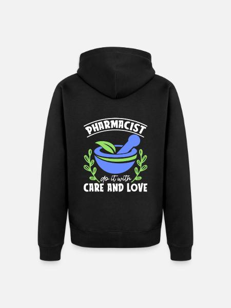 Pharmacist Pharmacy Technician Technician Gift - Unisex Premium Organic Zip Hoodie - black