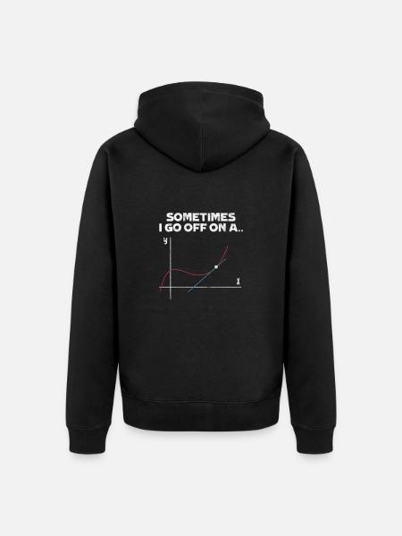 Mathématiques - Veste à capuche bio Premium Unisexe - noir