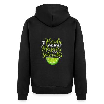 Floride Usa Miami America Cadeau de voyage de vacances - Veste à capuche bio Premium Unisexe - noir - Dos - Nico (187cm)