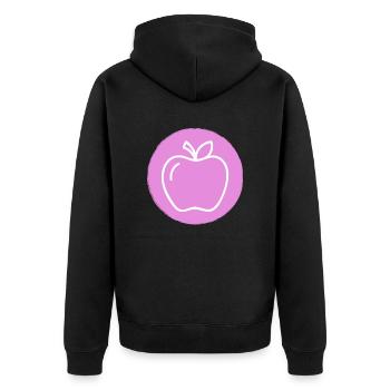 Pomme - Veste à capuche bio Premium Unisexe - noir - Dos - Nico (187cm)