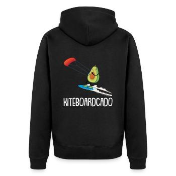 Kitesurf Kiteboard Kite Kite Kiten - Veste à capuche bio Premium Unisexe - noir - Dos - Nico (187cm)