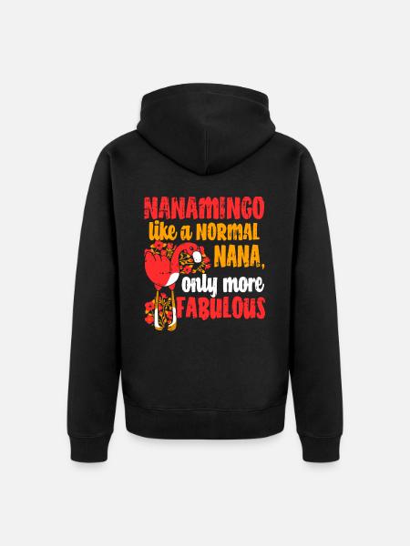 Thomas Jefferson - Unisex Premium Bio Zip Hoodie - Schwarz