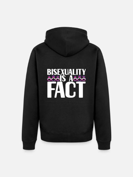 Bisexuels LGBTQ - Veste à capuche bio Premium Unisexe - noir