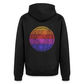 Ramen - Veste à capuche bio Premium Unisexe - noir - Dos - Nico (187cm)