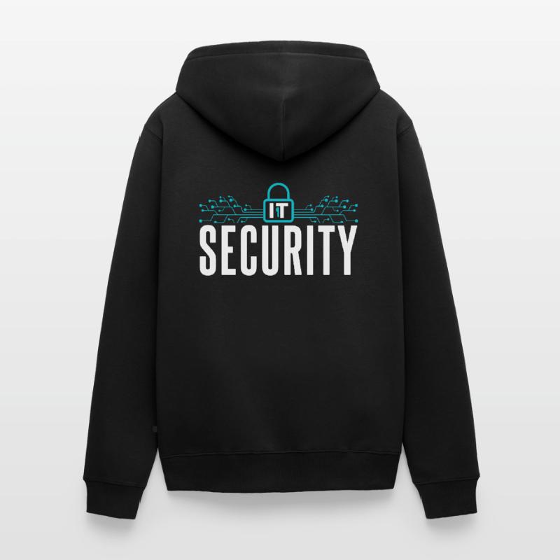 It Security Hack Cybersecurity Hacking Hacker Unisex Premium Organic Zip Hoodie