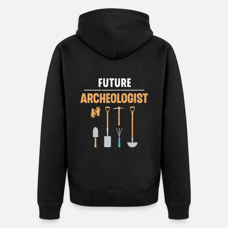 Futur archéologue Archéologie Profession d’avocat - Veste à capuche bio Premium Unisexe - noir