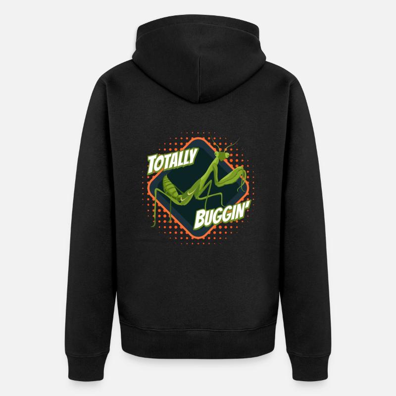 Totalement Buggin Grasshopper Grasshopper - Veste à capuche bio Premium Unisexe - noir