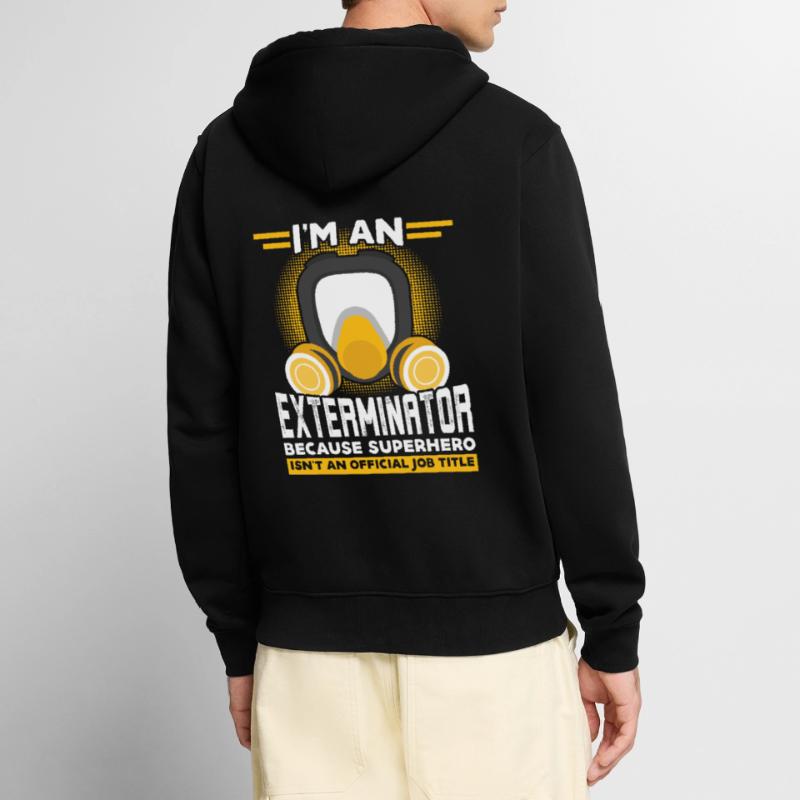 Ich Bin Ein Kammerjäger - Schädlingsbekämpfung Unisex Premium Bio Zip Hoodie