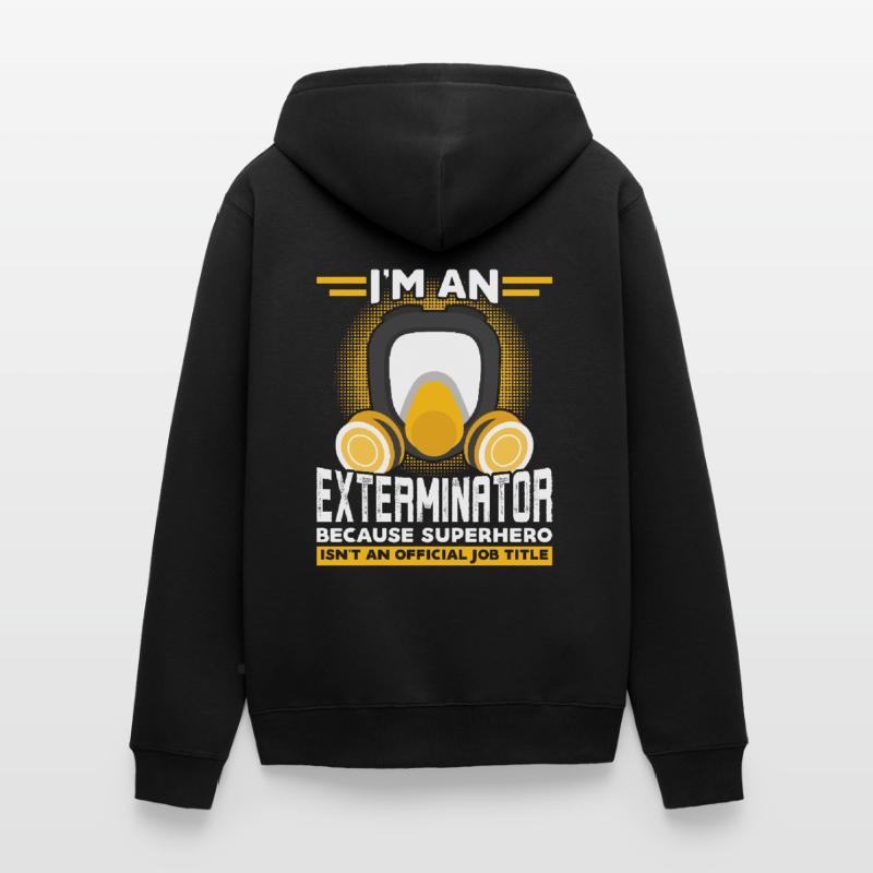 Ich Bin Ein Kammerjäger - Schädlingsbekämpfung Unisex Premium Bio Zip Hoodie