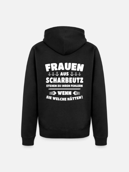 Scharbeutz Ostsee Scharbeutzer Urlaub - Unisex Premium Bio Zip Hoodie - Schwarz