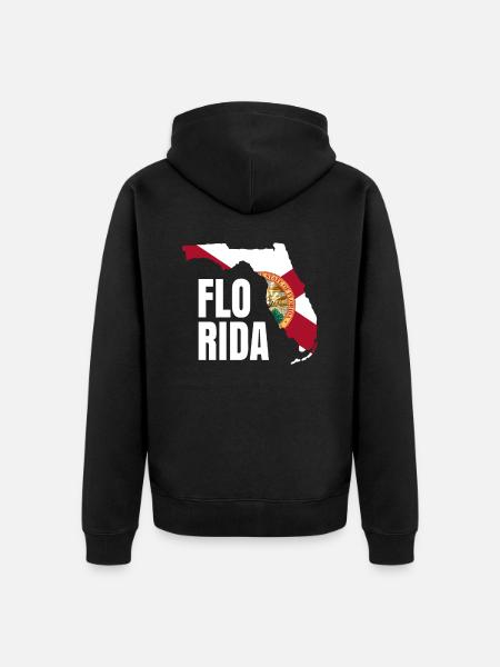 Florida Home Resident Gift - Unisex Premium Organic Zip Hoodie - black