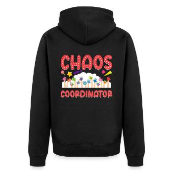 Fournisseur de services de garde d’enfants Enseignant - Veste à capuche bio Premium Unisexe - noir - Dos - Nico (187cm)