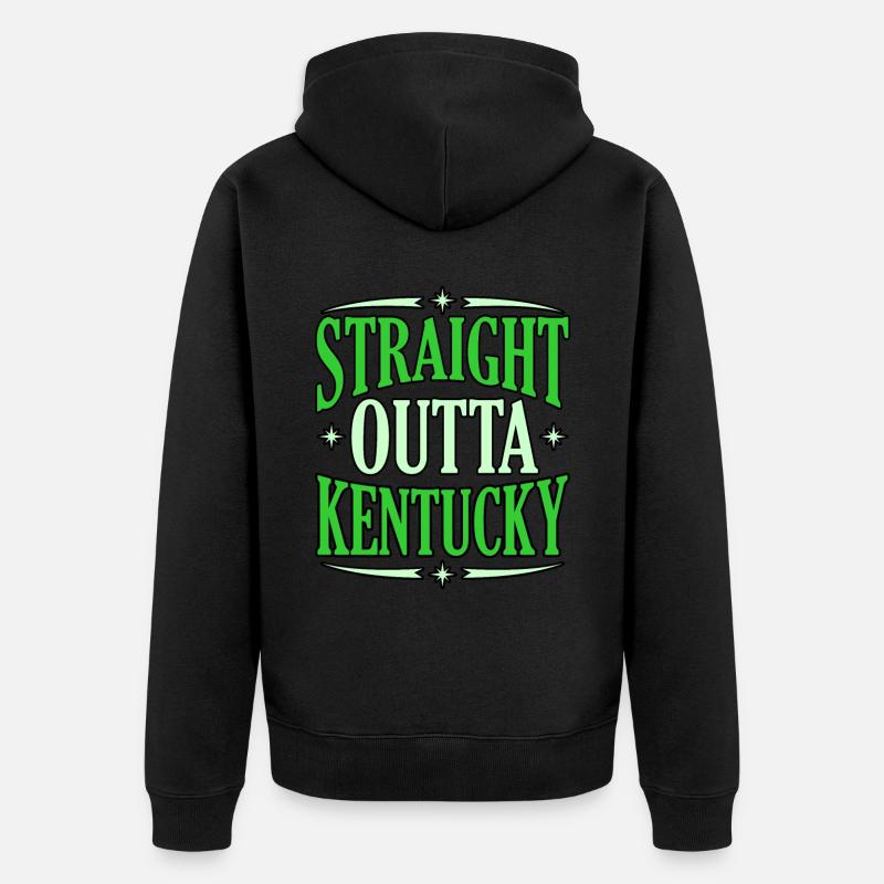Visite au Kentucky Gift - Veste à capuche bio Premium Unisexe - noir