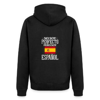 Espagne - Veste à capuche bio Premium Unisexe - noir - Dos - Nico (187cm)