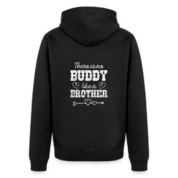 Frère - Veste à capuche bio Premium Unisexe - noir - Dos - Nico (187cm)