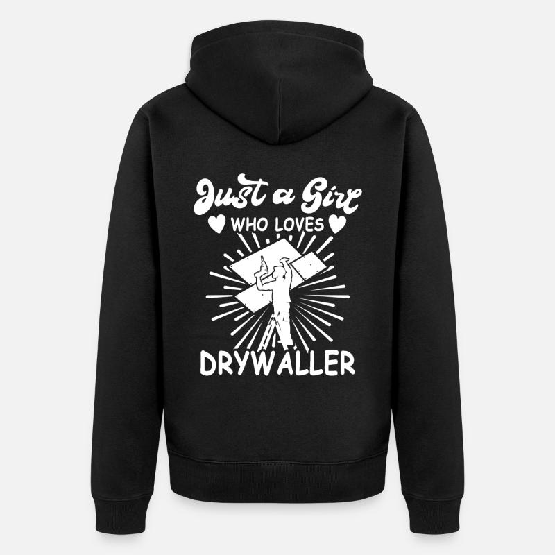 Cloison sèche - Veste à capuche bio Premium Unisexe - noir