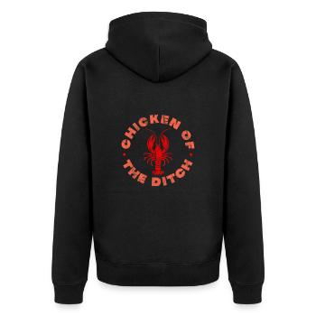 Crawfish Crawfish Seafood Crab Gift - Unisex Premium Organic Zip Hoodie - black - Back - Nico (187cm)
