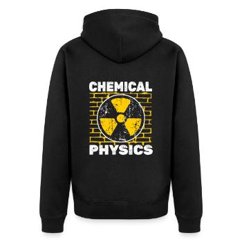 Physicien physicien - Veste à capuche bio Premium Unisexe - noir - Dos - Nico (187cm)
