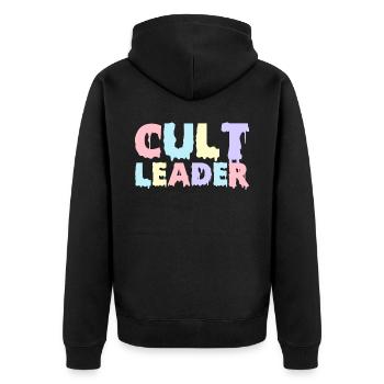 Chef de secte Pastel Goth Occultisme occulte - Veste à capuche bio Premium Unisexe - noir - Dos - Nico (187cm)