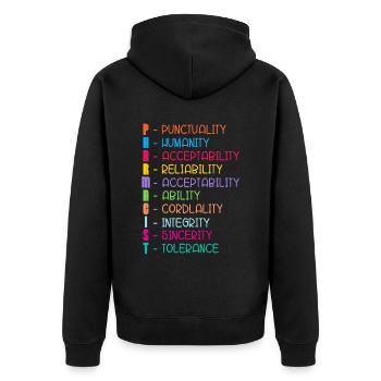 Pharmacy Pharmacy Technician Technician Gift - Unisex Premium Organic Zip Hoodie - black - Back - Nico (187cm)