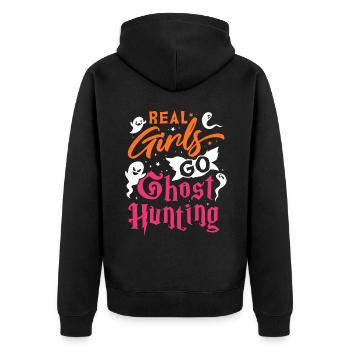 Halloween Gift Killer Skeleton Killer Horreur - Veste à capuche bio Premium Unisexe - noir - Dos - Nico (187cm)