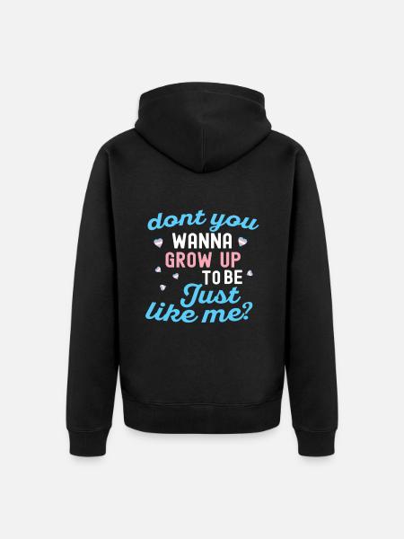 Transgender Tshirt Transsexual Pride - Unisex Premium Organic Zip Hoodie - black