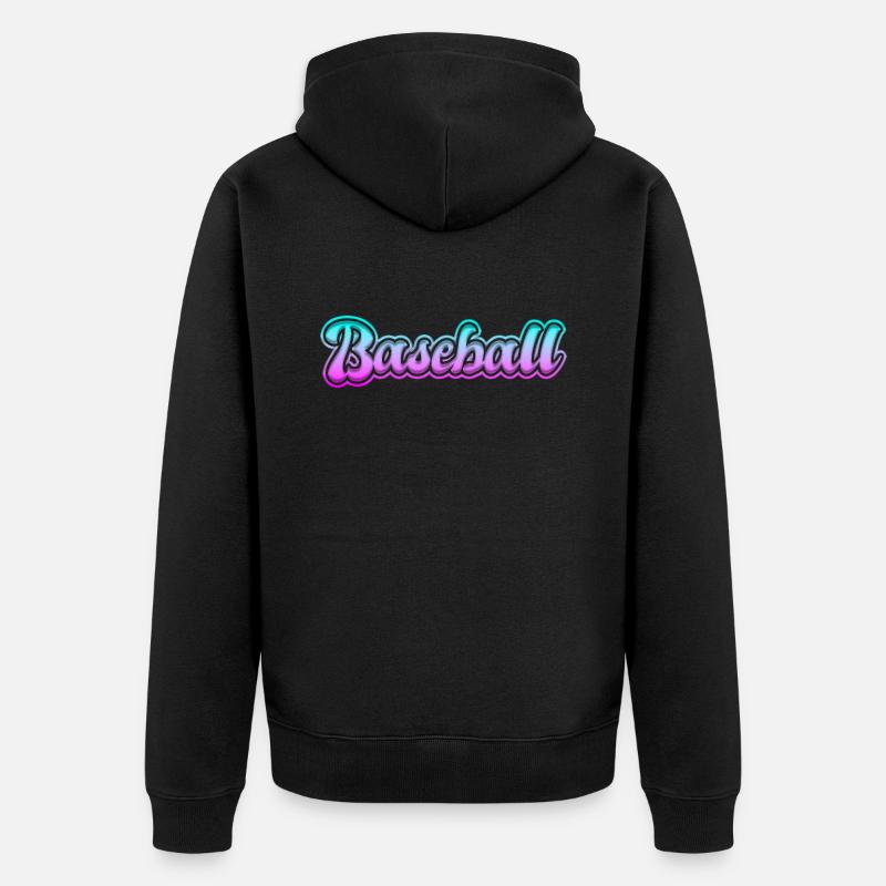 Base-ball - Veste à capuche bio Premium Unisexe - noir