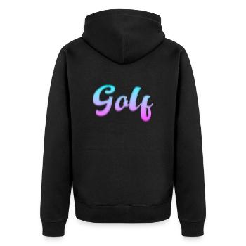 Golfe - Veste à capuche bio Premium Unisexe - noir - Dos - Nico (187cm)