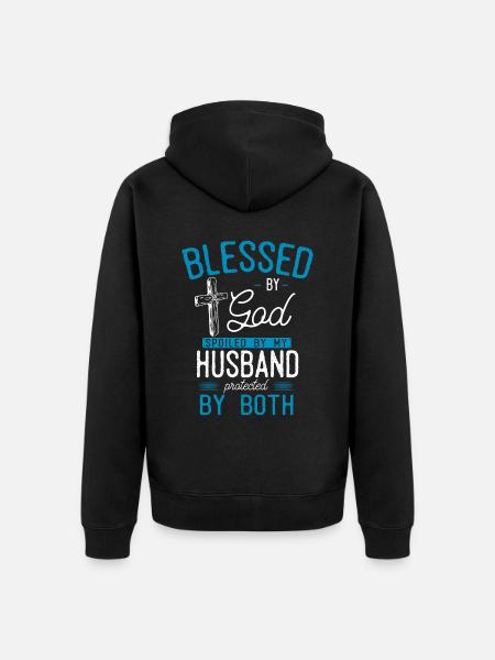 God Covenant, Psalm, Christian - Unisex Premium Organic Zip Hoodie - black