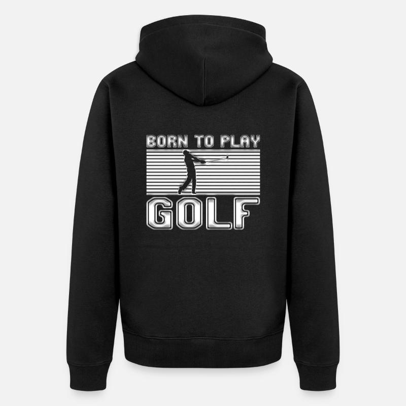 Golfe - Veste à capuche bio Premium Unisexe - noir