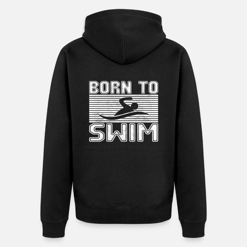 Nager - Veste à capuche bio Premium Unisexe - noir