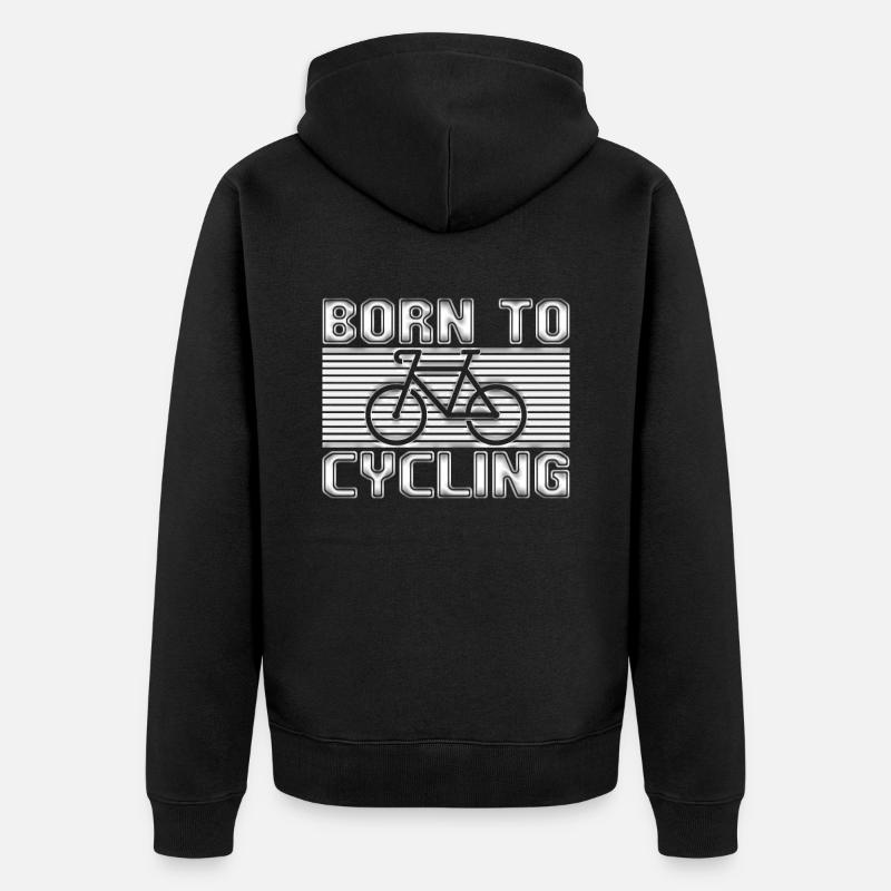 Vélo - Veste à capuche bio Premium Unisexe - noir