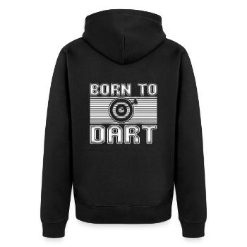 Dard - Veste à capuche bio Premium Unisexe - noir - Dos - Nico (187cm)