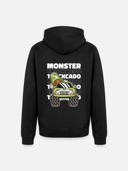 Monstertruck - Unisex Premium Bio Zip Hoodie - Schwarz