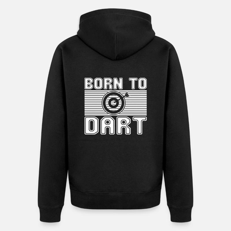 Dard - Veste à capuche bio Premium Unisexe - noir