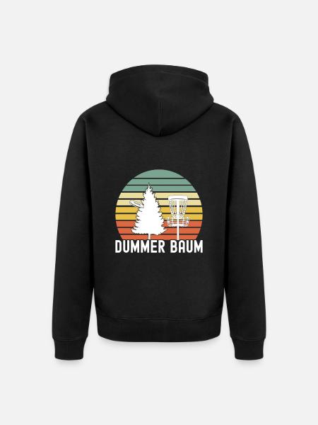 Disc Golf Disc Golfer - Unisex Premium Bio Zip Hoodie - Schwarz