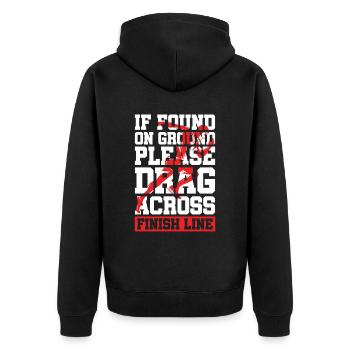 À propos de The Finish Line Cross Country Running Xc Run - Veste à capuche bio Premium Unisexe - noir - Dos - Nico (187cm)