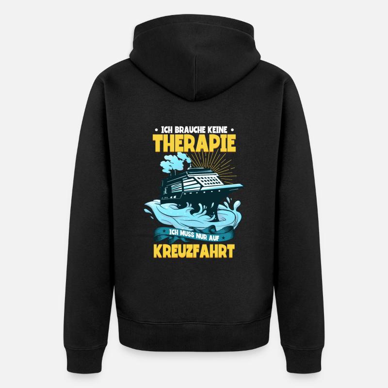 Croisière - Veste à capuche bio Premium Unisexe - noir