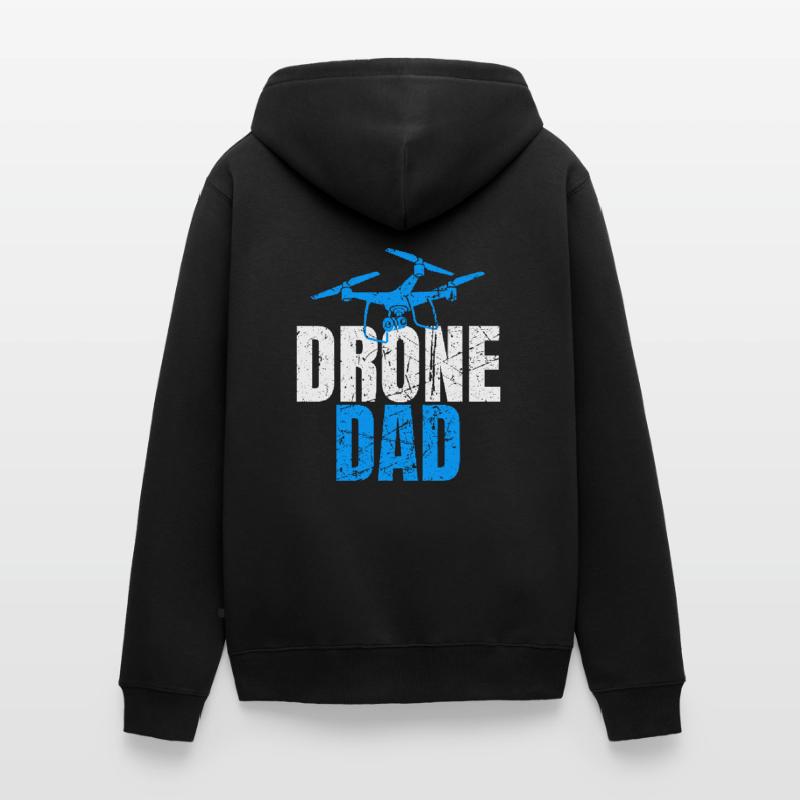 Drone Dad Drone Pilot Drone Operator Unisex Premium Organic Zip Hoodie
