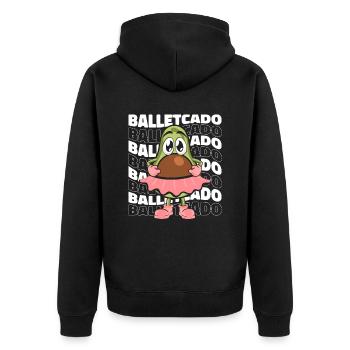 Ballet Ballerine Ballet Danseur - Veste à capuche bio Premium Unisexe - noir - Dos - Nico (187cm)