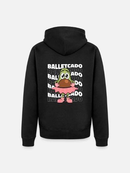 Ballet Ballerina Ballet Dancer - Unisex Premium Organic Zip Hoodie - black