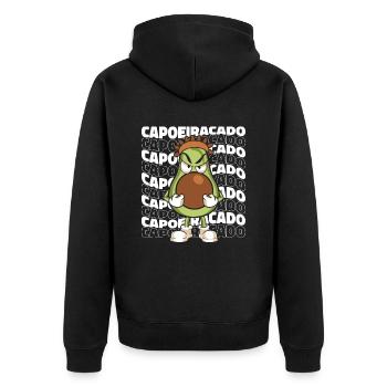 Capoeira Kamfsport Brésil Danse Martiale - Veste à capuche bio Premium Unisexe - noir - Dos - Nico (187cm)