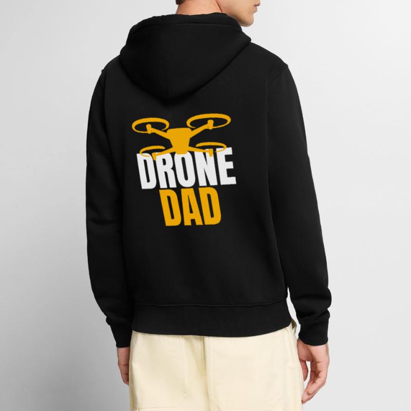 Drone Dad Drone Pilot Drone Operator Unisex Premium Organic Zip Hoodie