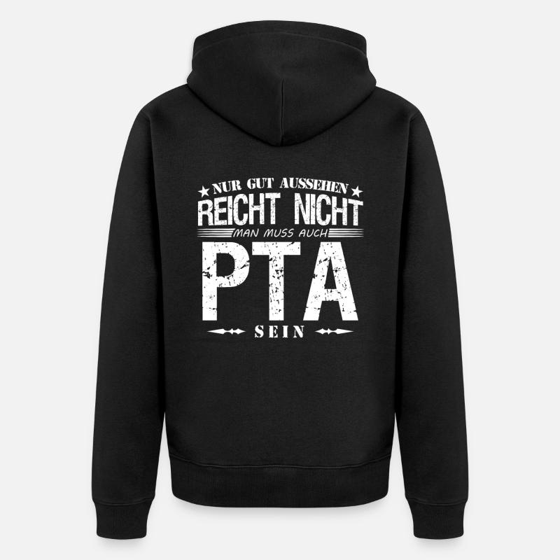 Pharmazeutisch-technische Assistentin - Unisex Premium Bio Zip Hoodie - Schwarz
