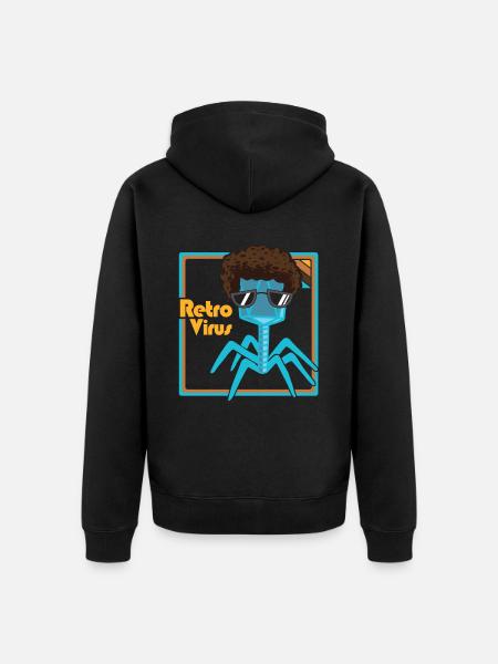 Biologie Biologe Wissenschaftler - Unisex Premium Bio Zip Hoodie - Schwarz