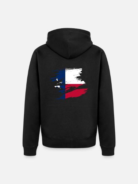 Texas resident gift - Unisex Premium Organic Zip Hoodie - black