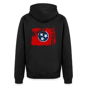Tennessee Home Cadeau - Veste à capuche bio Premium Unisexe - noir - Dos - Nico (187cm)